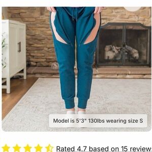 NWT BeWell Injection (IV) Joggers. Marine Blue. Women’s Large.